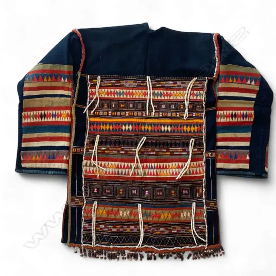 Woman’s jacket - cotton/beads/seeds,